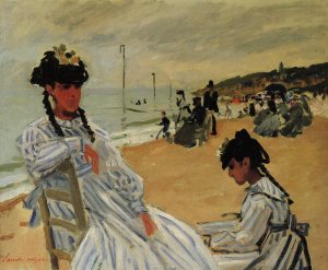 On The Beach At Trouville