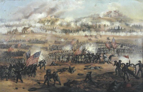 The Battle of Fredericksburg on 13th December 1862