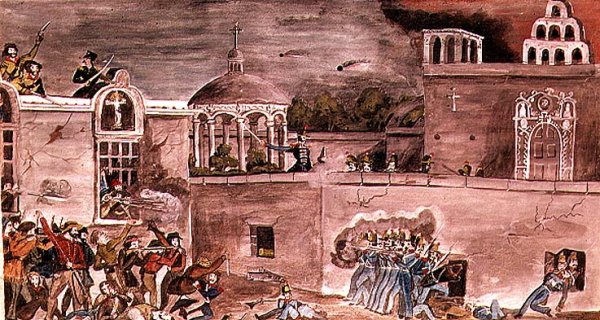 American troops under General Doniphan storm the Bishop's Palace in Monterrey, c.1846