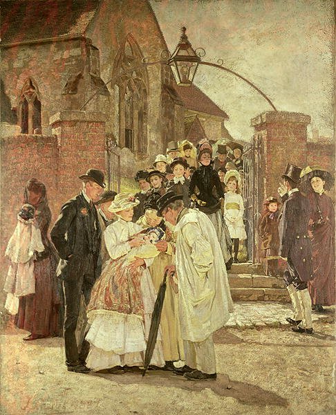 Christening Sunday (South Harting, Sussex) 1887