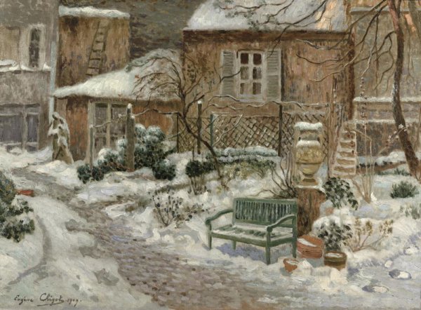 The Garden under Snow