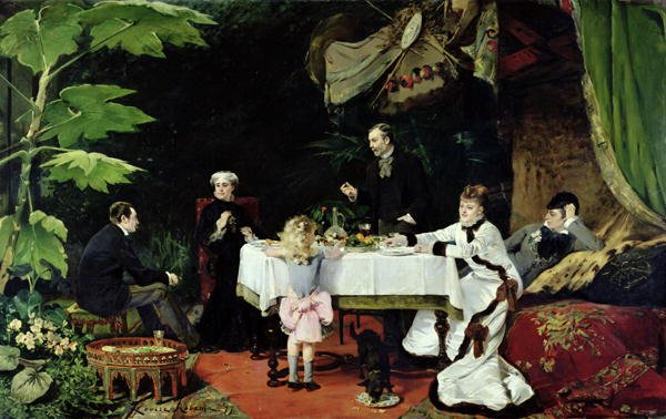 The Luncheon in the Conservatory, 1877