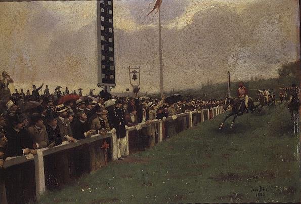 The Course at Longchamps, 1886