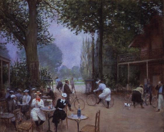 The Chalet du Cycle in the Bois de Boulogne, c.1900