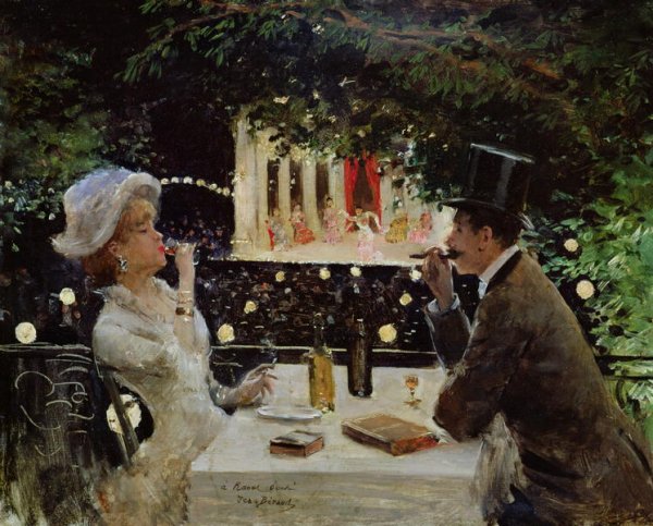 Dinner at Les Ambassadeurs, c.1882