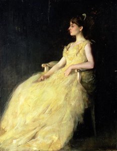 A Lady in Yellow, 1888