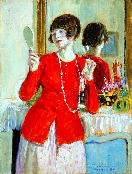 Woman with a Mirror