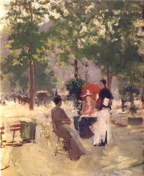 Parisian Cafe,  1890s