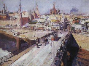 The Moskva River Bridge, 1914