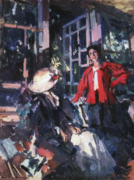 At the Window, 1919