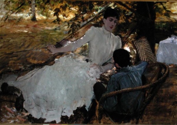 In the Hammock II, 1884