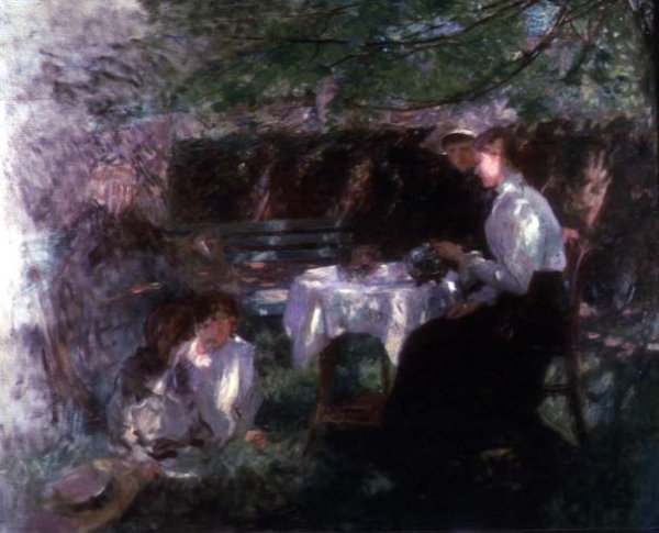 Tea in the Garden, c.1902