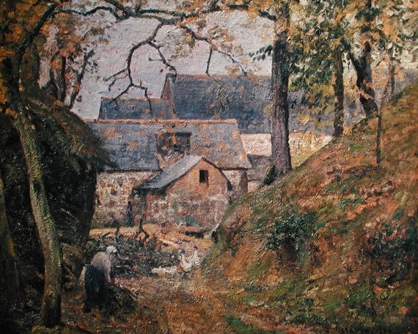 A Farm at Montfoucault, 1894