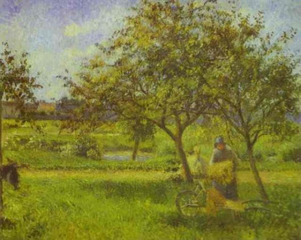 The Wheelbarrow, Orchard, c.1881