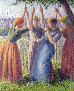 Women Planting Peasticks, 1891