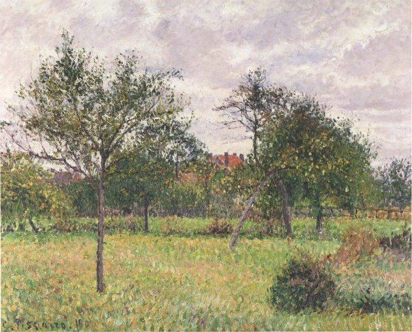 Autumn Morning, Cloudy, Eragny, 1900