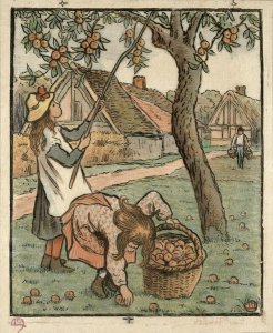 Gathering Apples, from 'Travaux des Champs',  1893