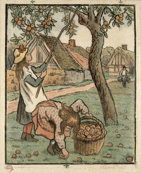 Gathering Apples, from 'Travaux des Champs', 1893