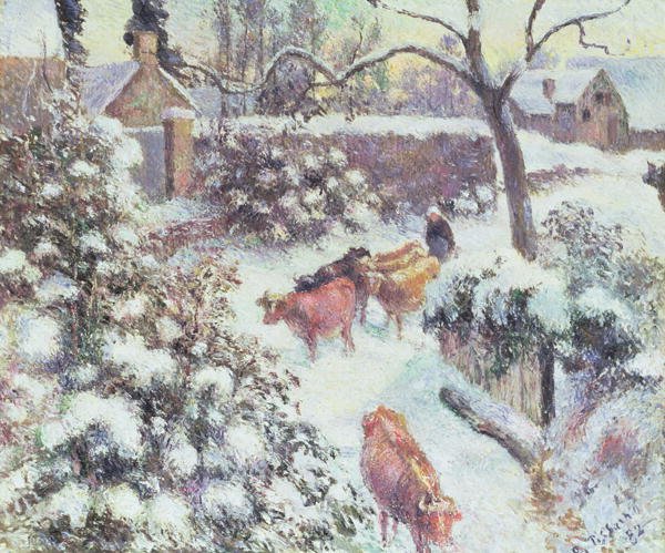 Effet de Neige a Montfoucault, 1882