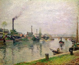 L'Ile la croix a Rouen, 1883