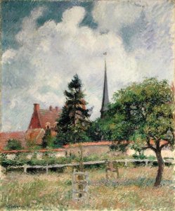 The Church at Eragny, 1884