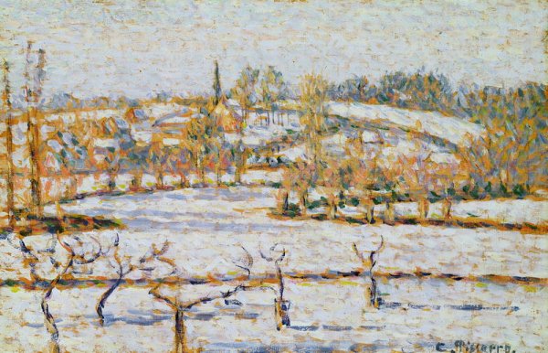 Effect of Snow at Eragny, c.1886