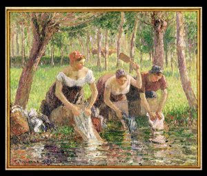 The Washerwomen, Eragny, 1895