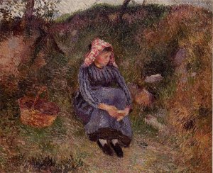 Seated Peasant Girl, 1883