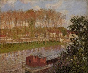 Sunset at Moret-sur-Loing, 1901