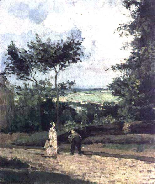 The Courtyard at Louveciennes