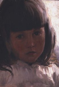 Study of a young girl