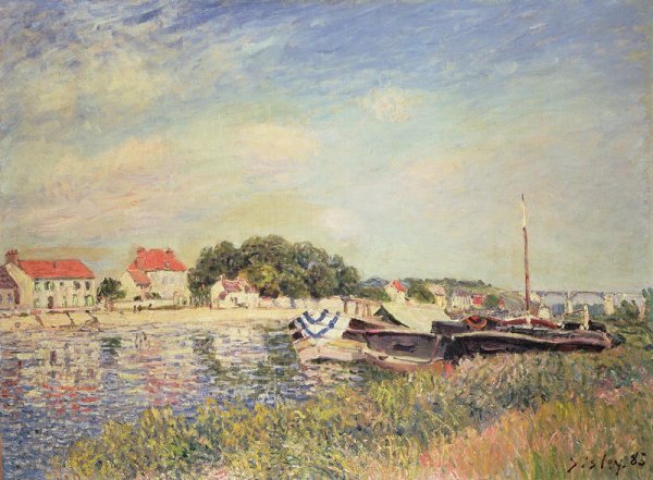 The Banks of the Loing at Saint-Mammes, 1885