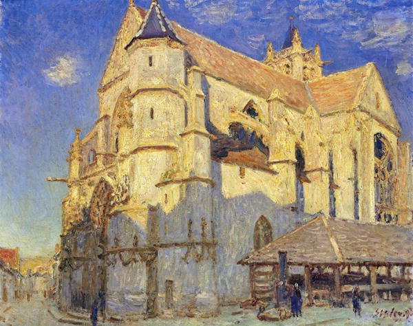 The Church at Moret, Frosty Weather, 1893