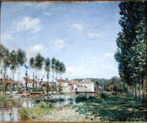 Banks of the Loing, Moret, 1892