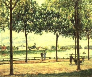 Street of Spanish Chestnut Trees by the River, 1878