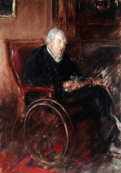 Henry Tonk's Father in a Wheelchair