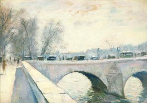 Pont Royal, Paris, Winter