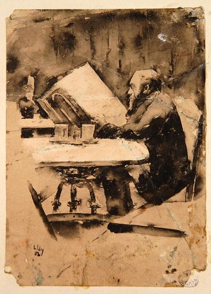 Man in Cafe, 1882