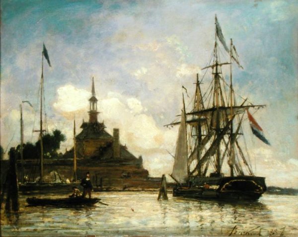 Rotterdam Port, 1857