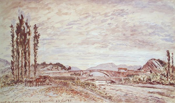 The Pont de Lesdiguieres, near Grenoble, 1883