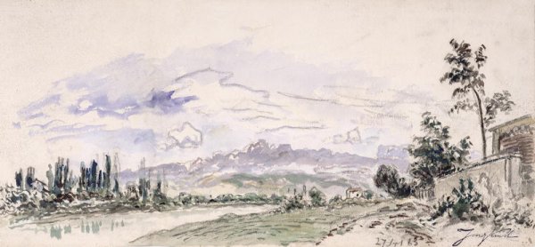 The Banks of the Isere, 27th September 1863