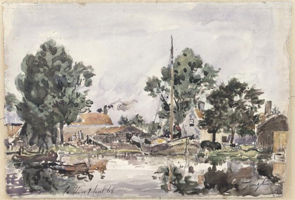 A Canal in The Hague, 1868