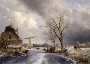 Winter scene, 1846