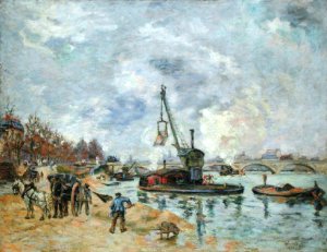 At the Quay de Bercy in Paris, 1874