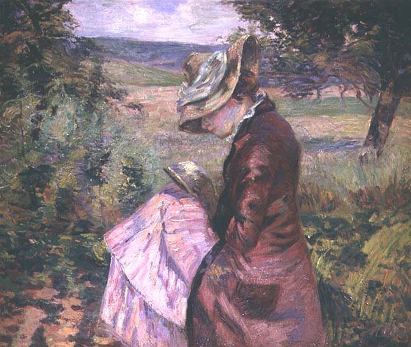 Madame Guillaumin reading, c.1887