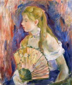 Young Girl with a Fan 1893