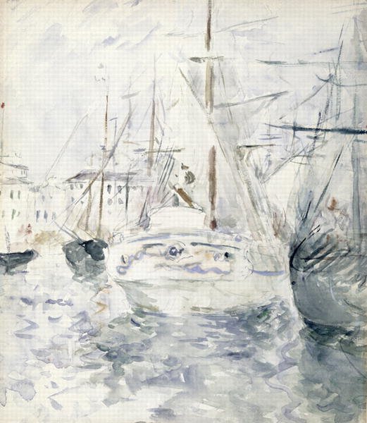 White Boat in the Port Nice 1881