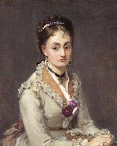 Portrait of the Artist's Sister, Mme Edma Pontillon, c.1872-75