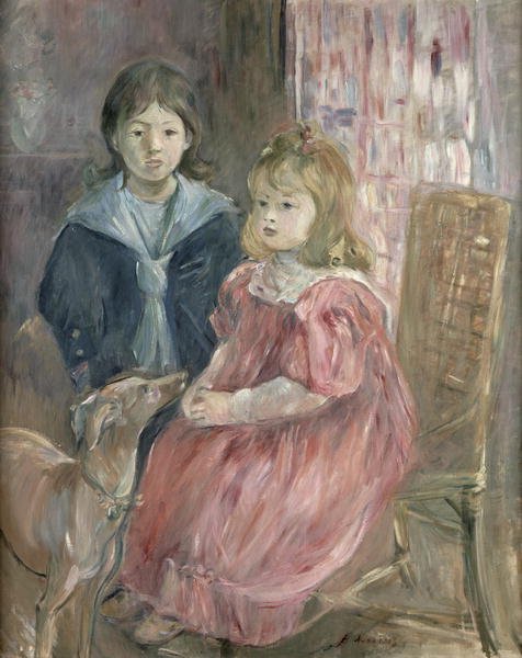 Double portrait of Charley and Jeannie Thomas children of the artist's cousin Gabriel Thomas 1894