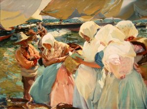 Under the Parasol  Zarauz  1910